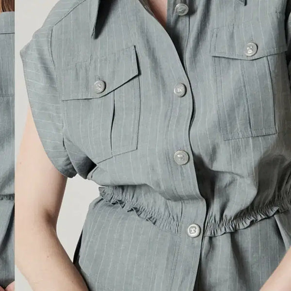[BUNJANG] Time Pocket Layer Blouse Shirt / 타임 포켓 레이어 블라우스 셔츠55