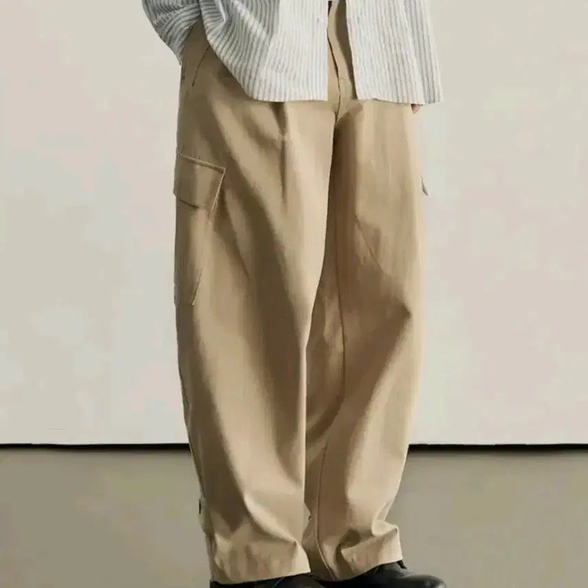 [BUNJANG] Dailyroom x Size Balloon Wide Cargo Pants / 데일리룸 x 시즈 벌룬 와이드 카고팬츠
