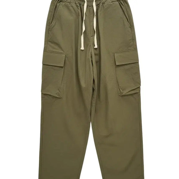[BUNJANG] LY2N Men's 100 Wide Cargo Banding Pants / 남성100/ LY2N 국내제작 와이드 카고 밴딩 팬츠