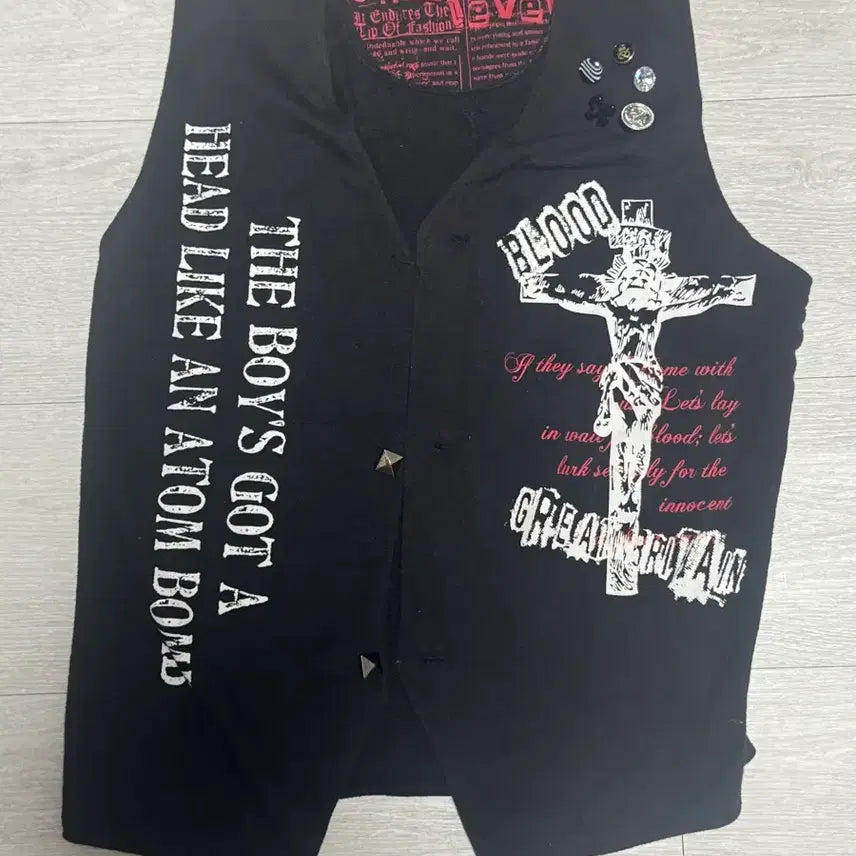 [BUNJANG] Y2K Emo Punk Vest / emo punk y2k 조끼 베스트