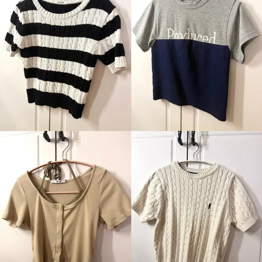 [BUNJANG] Summer Short Sleeve T-Shirt Bundle / 여름 반팔티 옷장정리