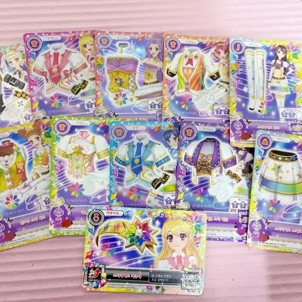 [BUNJANG] Aikatsu! Cards Bundle Set - Riku, Marine, Sora, Yuki, Luna, Cherry / 아이엠스타 카드 아이카츠 카드 일괄 라임 마린 보라 유리 슈 루나 체리