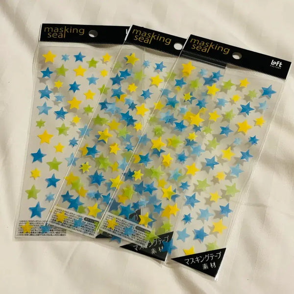 [BUNJANG] Mind Wave Star Masking Seal (Loft Limited Edition) / 마인드웨이브마스킹별씰(로프트한정)