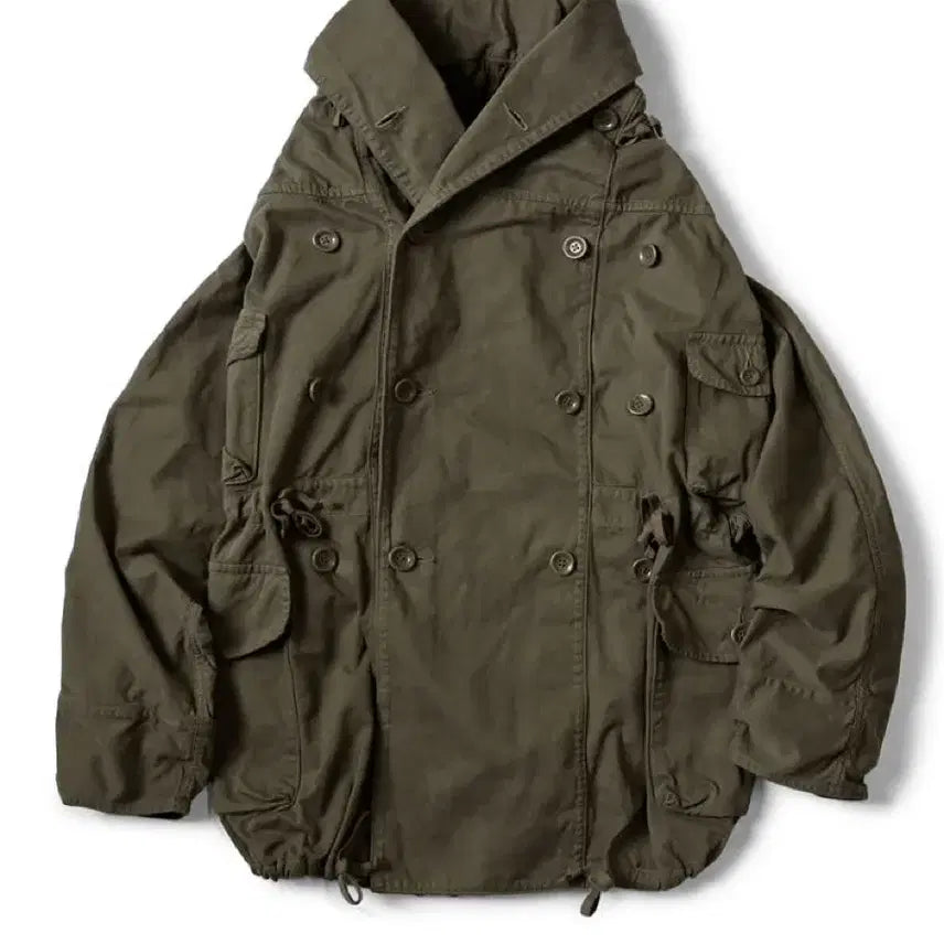 [BUNJANG] Kapital Katsuragi Ring Coat Khaki / 캐피탈 카츠라기 링 코트 카키 3