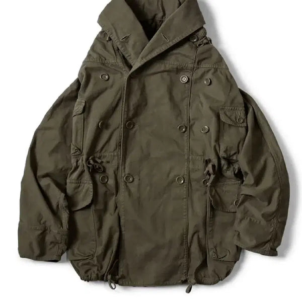 [BUNJANG] Kapital Katsuragi Ring Coat Khaki / 캐피탈 카츠라기 링 코트 카키 3