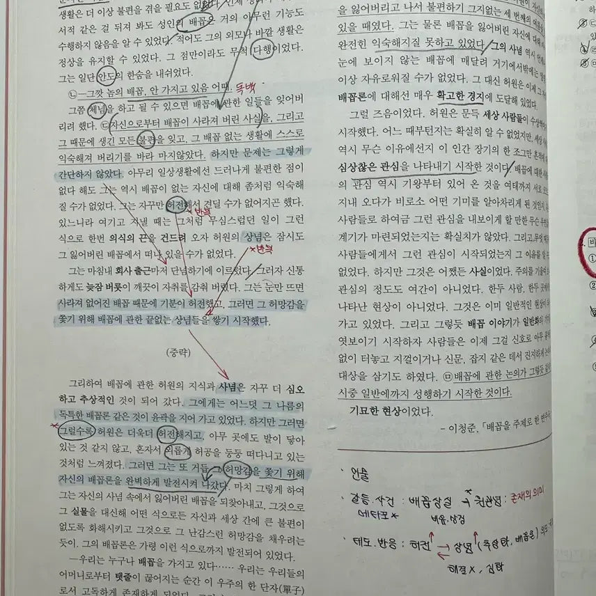 [BUNJANG] Kang Min-cheol 2027 Literature Past Paper Analysis Books / 2027 강민철의 기출 분석 문학