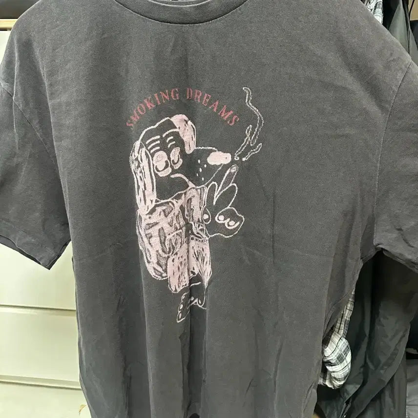 [BUNJANG] Polite Rieu Hank Blue Dog 3 T-Shirt / 폴리테루 행크 블루독 3