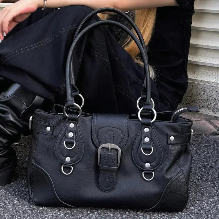 [BUNJANG] Dimanche Editor Bag Black / 디만쉬 dimanche 에디터백 블랙