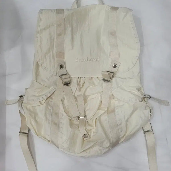 [BUNJANG] Smooth Mood Backpack Ivory / 스무드무드 백팩 아이보리