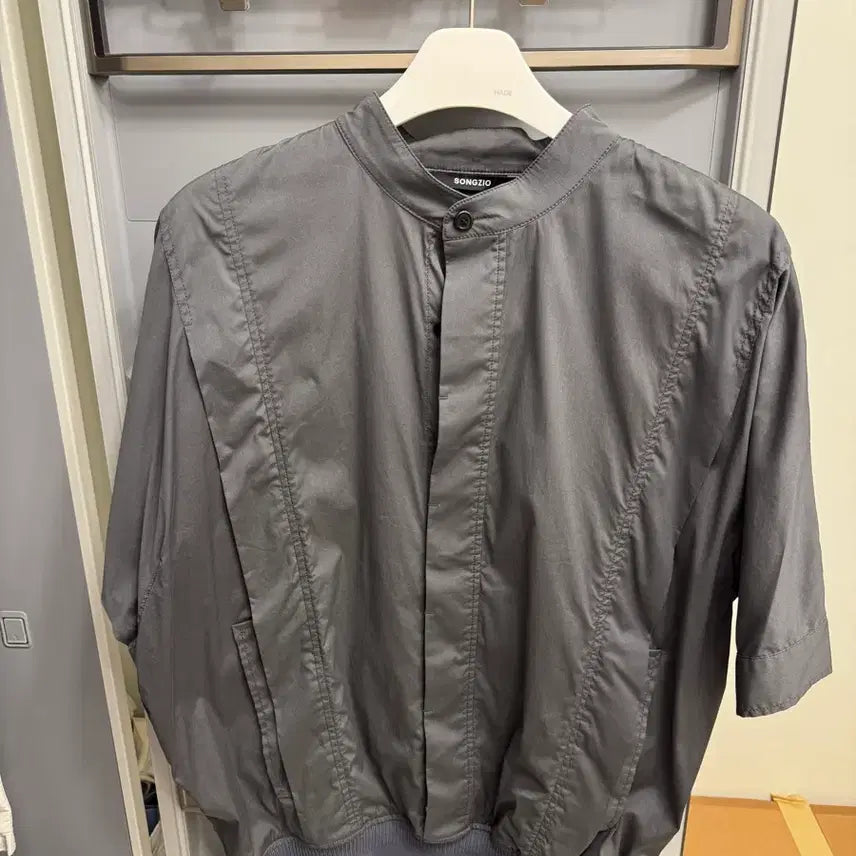 [BUNJANG] Songzio Homme Grey Design Shirt / 송지오옴므 그레이 디자인 셔츠 95