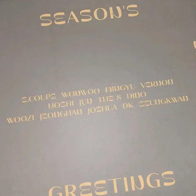 [BUNJANG] Seventeen 2021 Season's Greetings Postcard, Sticker, Photocard Set / 세븐틴 2021 시즌그리팅 시그