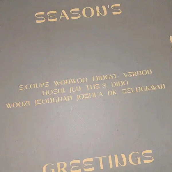 [BUNJANG] Seventeen 2021 Season's Greetings Postcard, Sticker, Photocard Set / 세븐틴 2021 시즌그리팅 시그