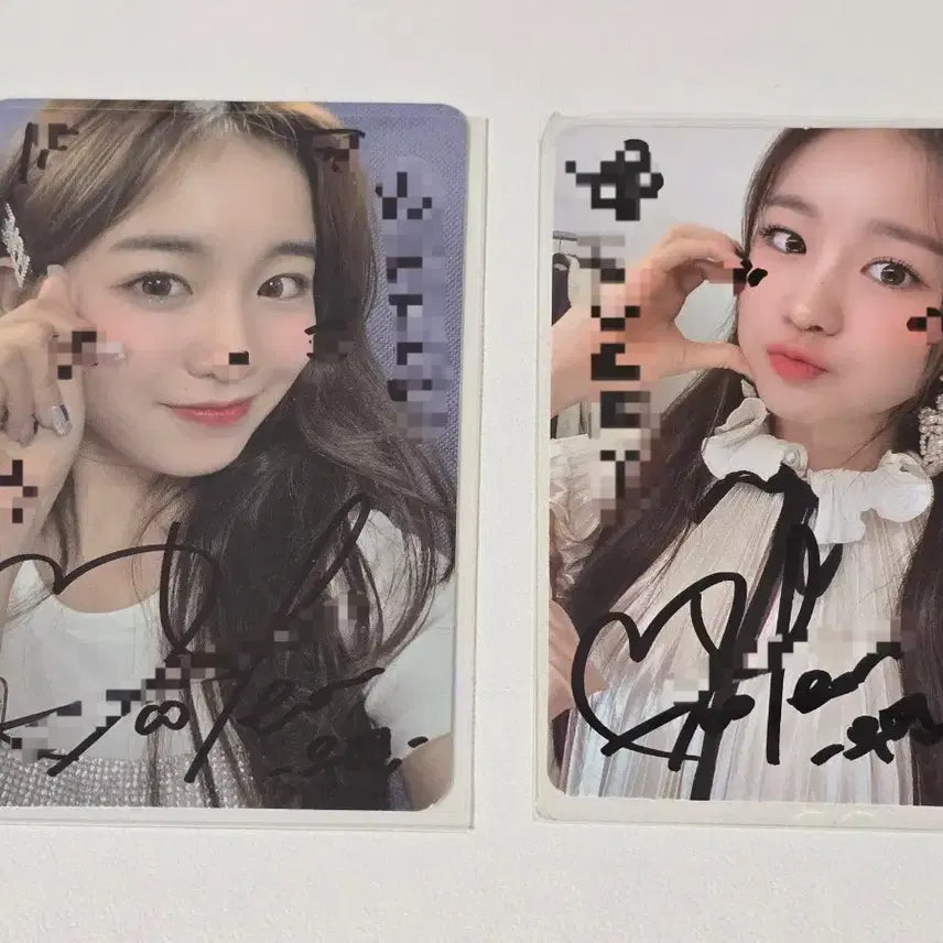 [BUNJANG] Woo!Ah! Wooyeon Signed Photocard Bundle Set / !!급전!!우아 우연 싸인 포토카드 2장 일괄 wooah