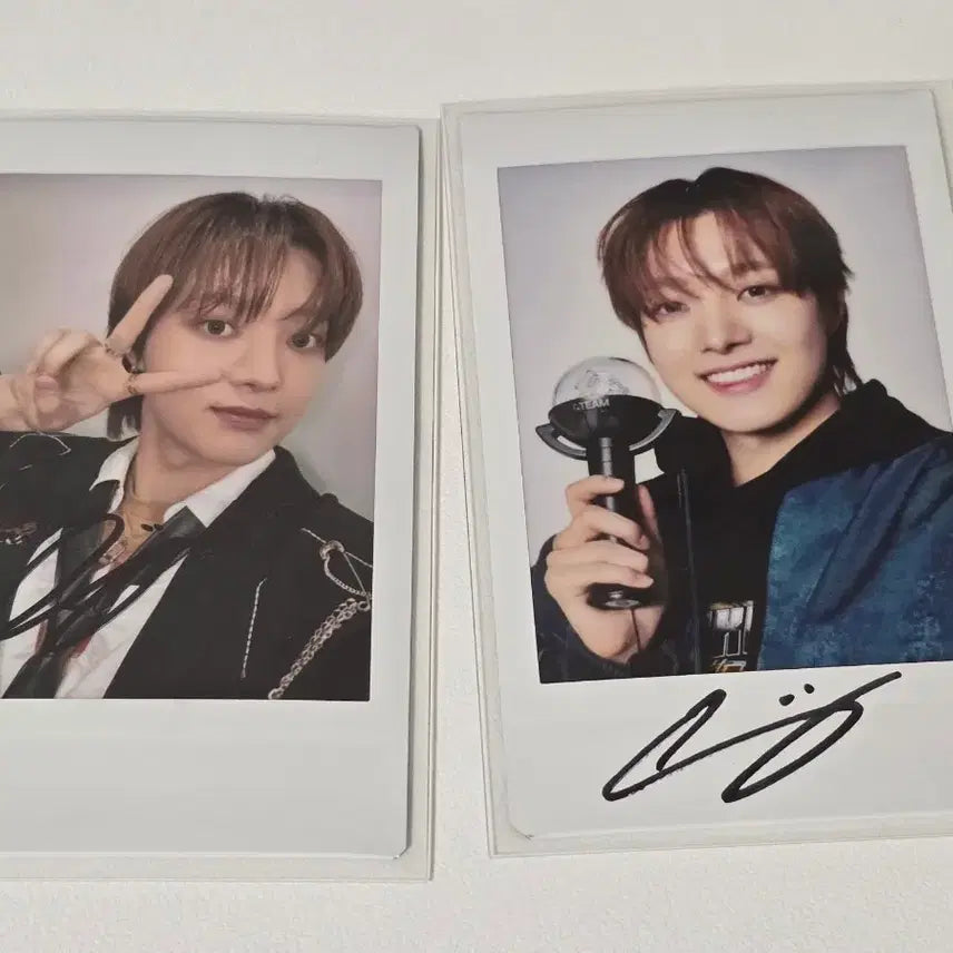 [BUNJANG] ENHYPEN Jay Signed Cheki Polaroids Bundle Set / !!급전!!앤팀 의주 싸인 폴라 체키