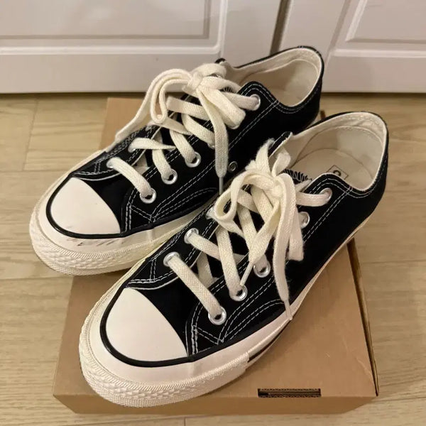 [BUNJANG] Converse Chuck Taylor All Star Classic Black Sneakers / 컨버스 척테일러 올스타 클래식 블랙 235-240