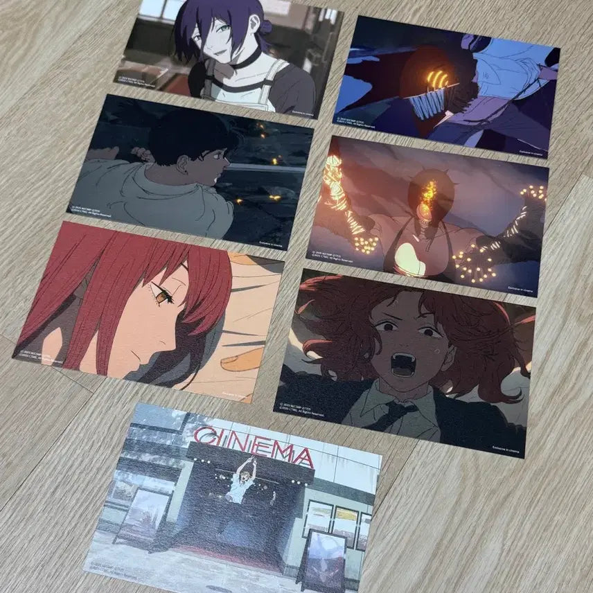 [BUNJANG] Chainsaw Man Hongdae AR Plaza Exhibition Special Edition Postcard Set / 판매) 체인소맨 홍대 AR프라자 전시회 팝업 특전 엽서
