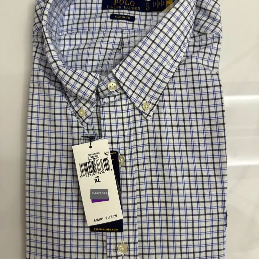 [BUNJANG] Polo Ralph Lauren Classic Fit Plaid Twill Shirt Blue Multi XL / [XL] 폴로 클래식핏 트윌 셔츠