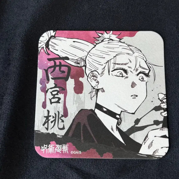 [BUNJANG] Jujutsu Kaisen Nishimiya Original Art Coaster / 주술회전 니시미야 원화 아트 코스터
