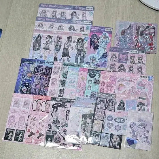 [BUNJANG] Domi World Stickers Bundle Set / 도미월드 스티커 일괄 판매합니다.