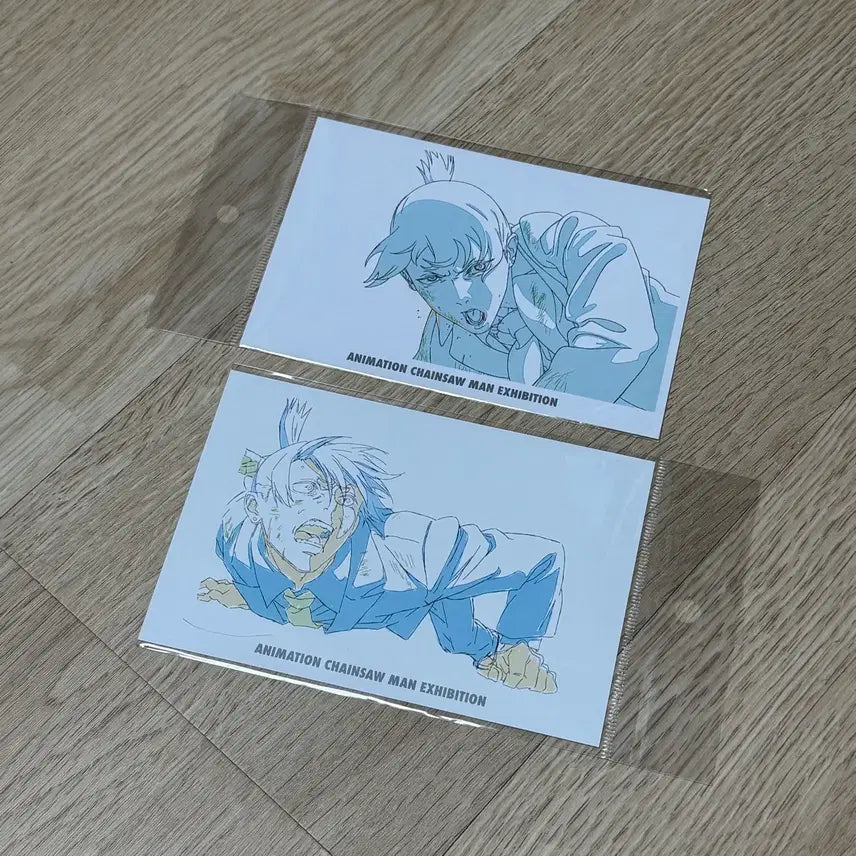 [BUNJANG] Chainsaw Man Aki Original Art Postcard Set / 판매) 체인소맨 홍대 AR프라자 전시회 아키 원화 엽서
