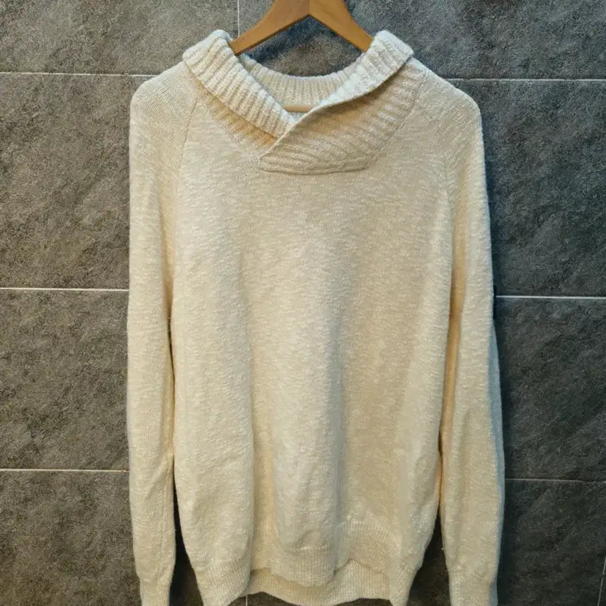 [BUNJANG] Stone Island Wool Knit / [XXL] 스톤아일랜드 목카라 니트
