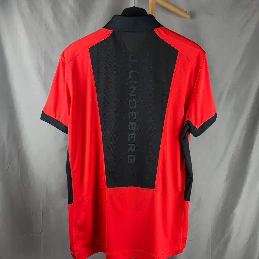 [BUNJANG] J.LINDEBERG Mesh Spell Down Short Sleeve Polo T-Shirt XL / XL ) 제이린드버그 메쉬 스펠다운 반팔 폴로 티셔츠