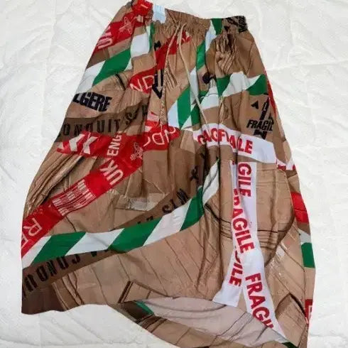 [BUNJANG] Vivienne Westwood Box Print Long Skirt / 비비안웨스트우드박스 프린팅 티셔추롱 스커트