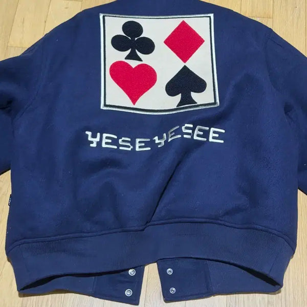 [BUNJANG] Yeseyesee Varsity Jacket / 예스아이씨 바시티