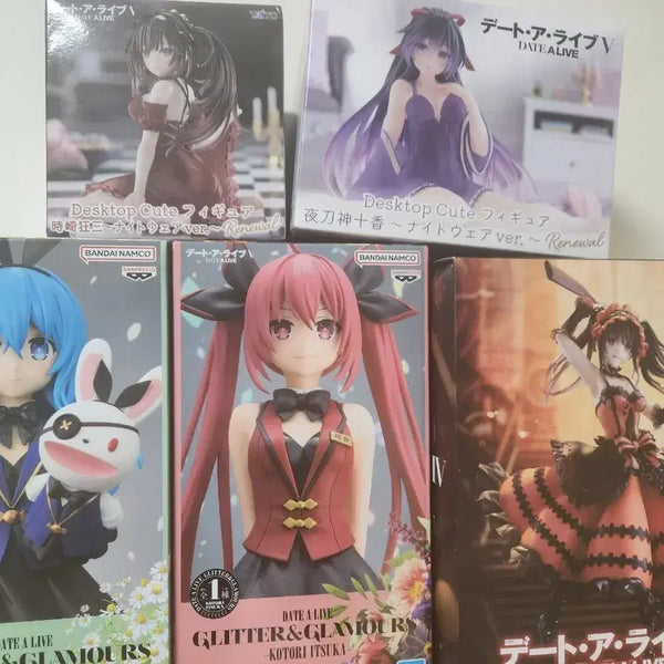 [BUNJANG] Date A Live Toki Kurumi 5 Figure Bundle Set / 데이트 어 라이브 토카 쿠루미 피규어 5종 일괄