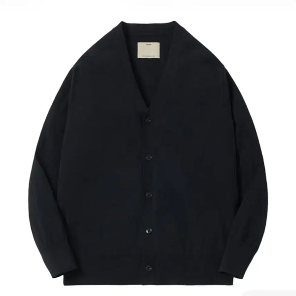 [BUNJANG] Pottery Comfort Cardigan Cashmere 15% Merino Wool 85% Navy / 포터리 컴포트 가디건 캐시어 15프로