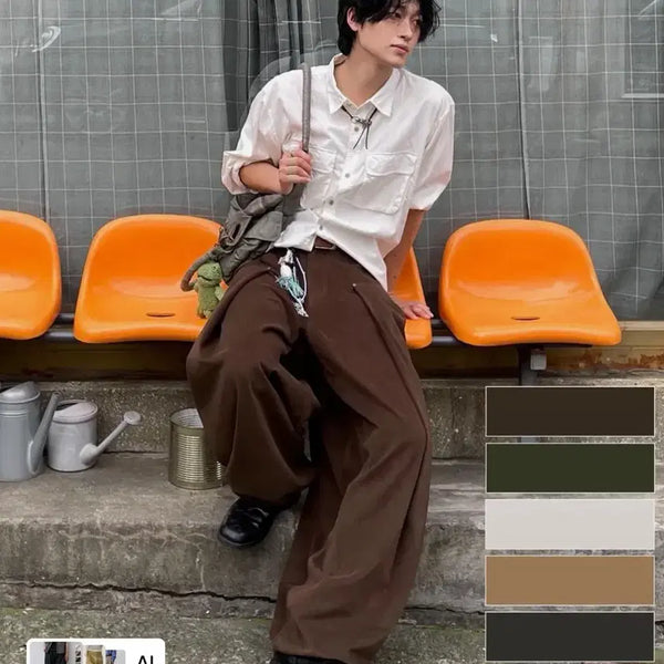[BUNJANG] IDKWHY Balloon Pants Brown Size 0 / 아이돈워너셀 벌룬팬츠
