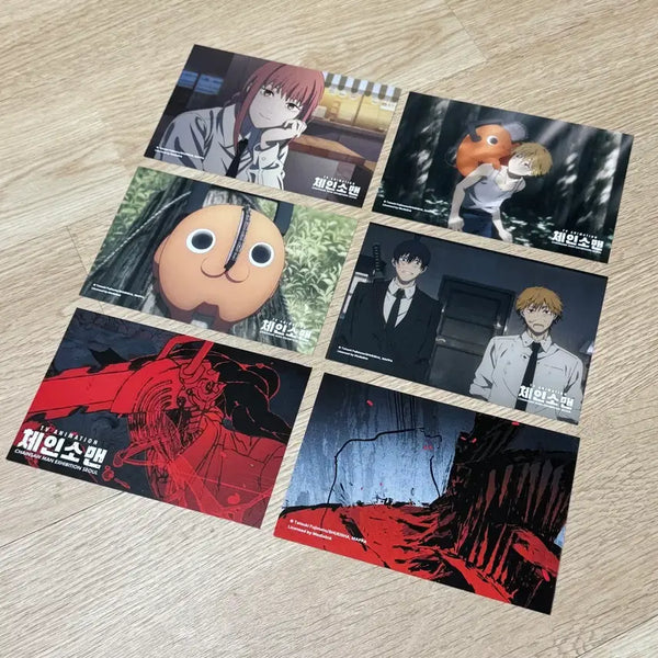 [BUNJANG] Chainsaw Man Hongdae AR Plaza Exhibition Postcard Bundle Set (16 Types) / 판매) 체인소맨 홍대 AR프라자 전시회 엽서 16종 일괄