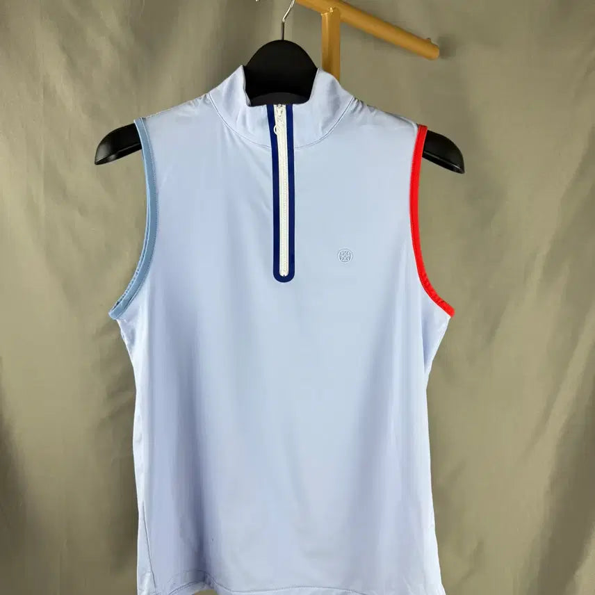 [BUNJANG] G/FORE 24SS Silky Tech Nylon Sleeveless Zip Polo S / S ) 24SS 지포어 실키 텍 나일론 슬리브리스 짚 폴로