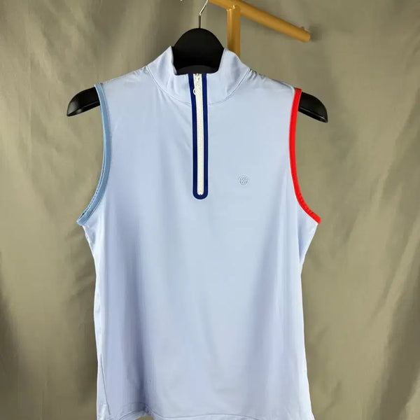 [BUNJANG] G/FORE 24SS Silky Tech Nylon Sleeveless Zip Polo S / S ) 24SS 지포어 실키 텍 나일론 슬리브리스 짚 폴로