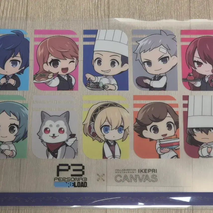 [BUNJANG] Persona 3 Ikefuri Canvas Clear Poster Special Benefit / 페르소나3 이케프리캔버스 클리어포스터 특전