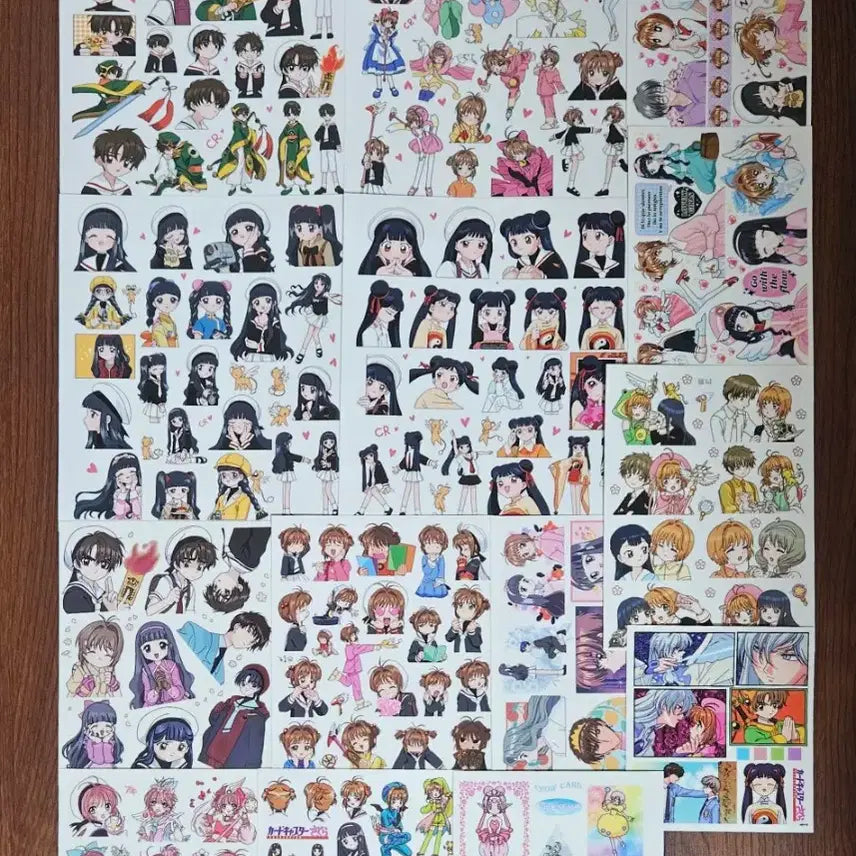 [BUNJANG] Cardcaptor Sakura Anime Stickers Die-cut Sticker Pack / 카드캡터체리 애니 인믹 카캡체 카캡사 인스 다꾸 스티커 띵 처분