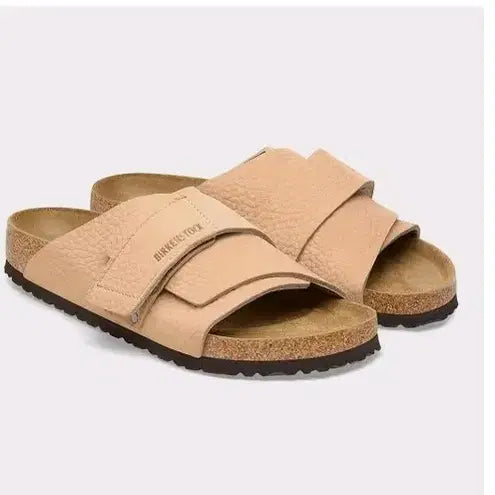 [BUNJANG] Birkenstock Kyoto Nubuck Leather Sandals / 버켄스탁 교토, 버캔스탁, 버켄스탁 슬리퍼, 남성슬리퍼 쪼리