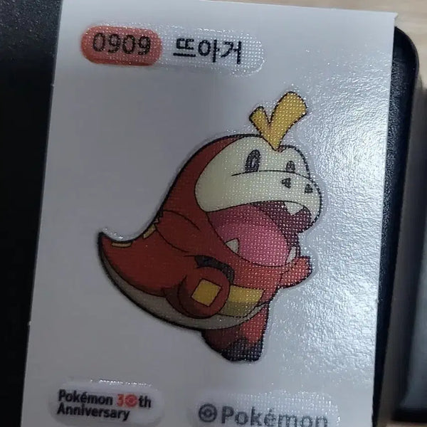 [BUNJANG] Pokemon 30th Anniversary Charmander Sticky Seal / 포켓몬 30주년 뜨아거 띠부씰