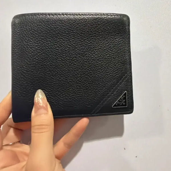 [BUNJANG] Prada Men's Leather Wallet / 프라다 남성 가죽 지갑
