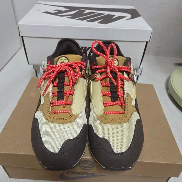 [BUNJANG] Nike Travis Scott Air Max 1 Cactus Brown (280) / 나이키 트레비스 스캇 에어맥스 1 캑터스 브라운 280