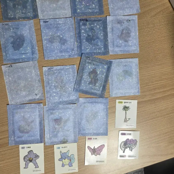 [BUNJANG] Pokemon Stickers (Teepee Seal) Collection / 포켓몬 스티커 띠부씰 모음