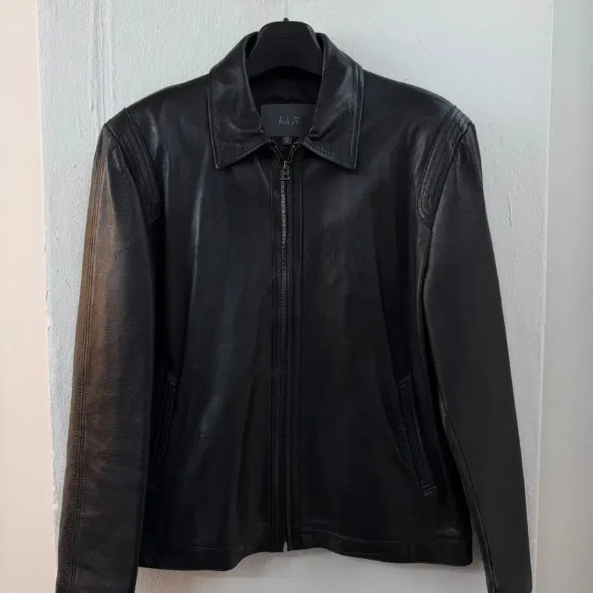 [BUNJANG] Zio Songzio Lambskin Leather Jacket / 지오송지오 양가죽 레더 자켓