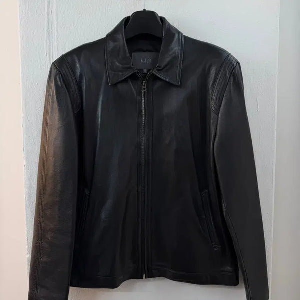 [BUNJANG] Zio Songzio Lambskin Leather Jacket / 지오송지오 양가죽 레더 자켓