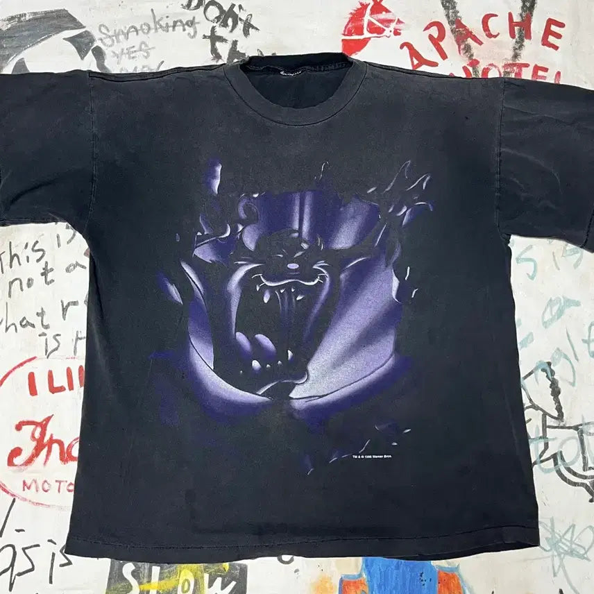 [BUNJANG] 90s Tez Cartoon T-Shirt / 90s tez 테즈 카툰 티셔츠