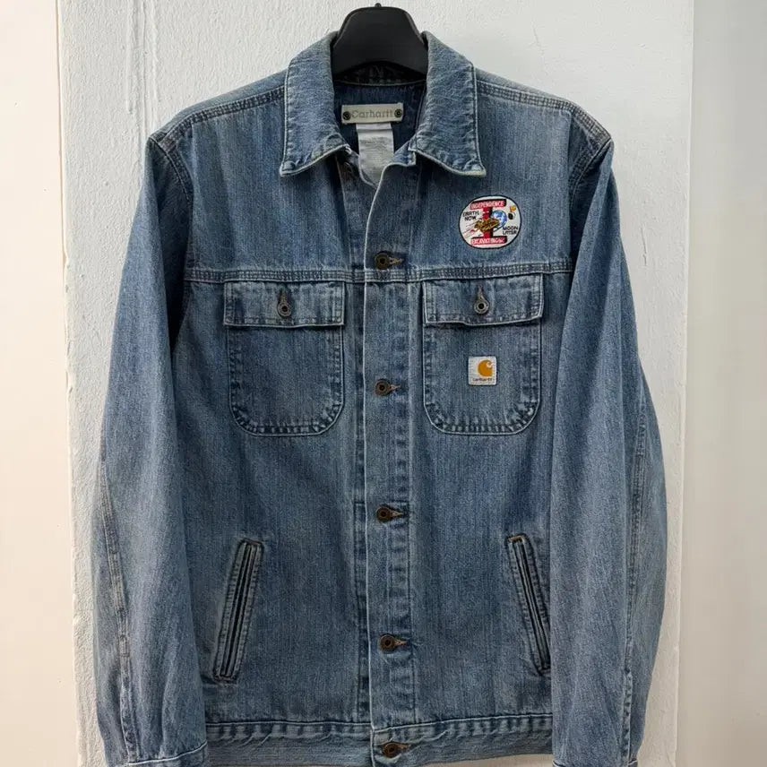 [BUNJANG] 00s Carhartt J186 Denim Trucker Jacket / 00s 칼하트 J186 데님 트러커 자켓