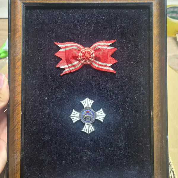 [BUNJANG] Imperial Japan Red Cross Medal of Honor Silver Merit / 일본제국 적십자사 훈장 순은 유공장 메달 은장