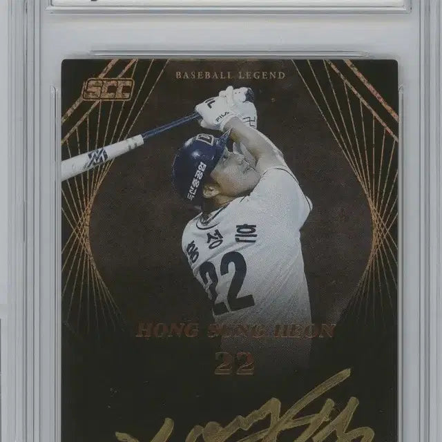 [BUNJANG] Hong Sung-heon Bronze Autograph Card (GEM MT 10, AUTO 9) / 홍성흔 브론즈 오토