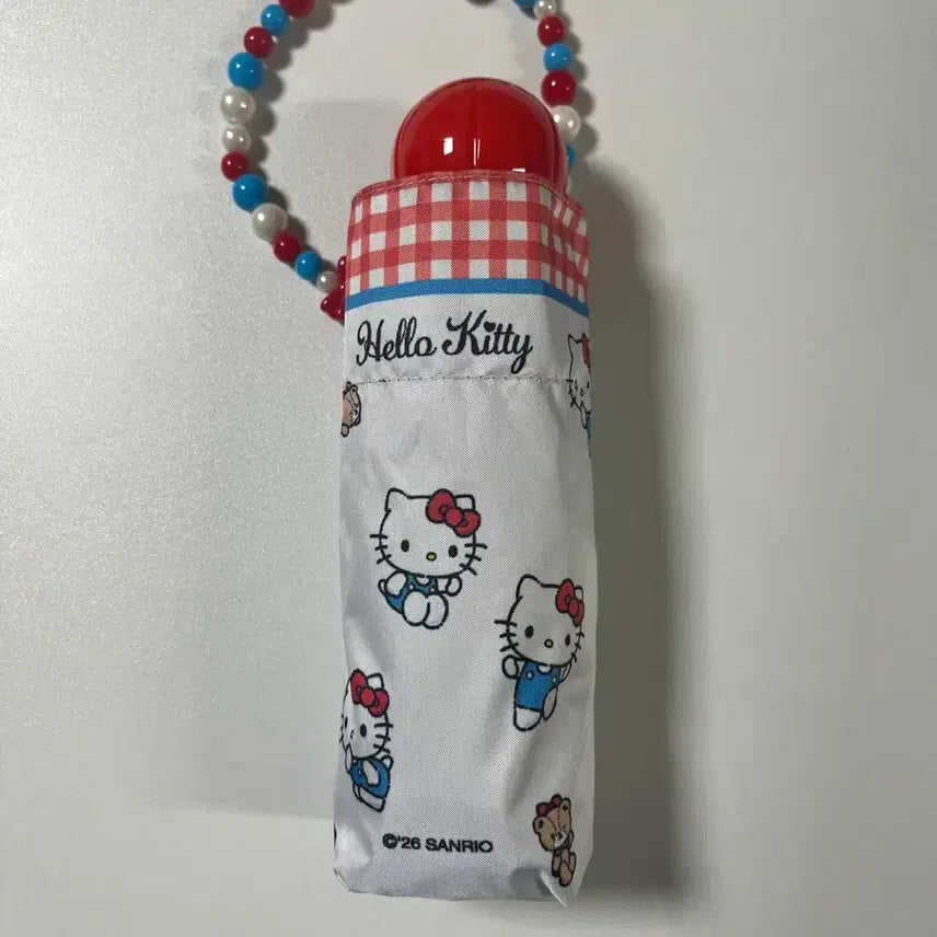 [BUNJANG] Sanrio Hello Kitty Folding Umbrella Sunshade / 새상품) 헬로키티 접이식 우산 양산