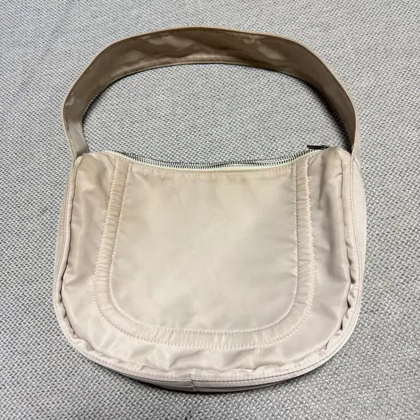 [BUNJANG] Matinkim Nylon Mini Shoulder Bag Beige / 마땡킴 나일론 미니 숄더백