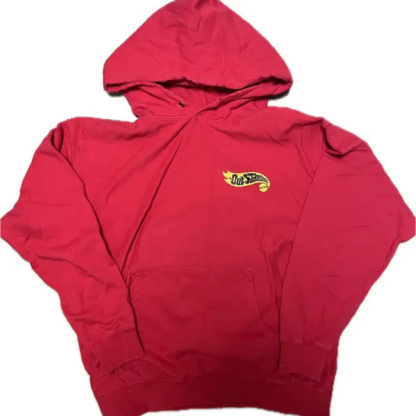 [BUNJANG] Outstanding Red Hoodie / 아웃스탠딩 후드티 레드